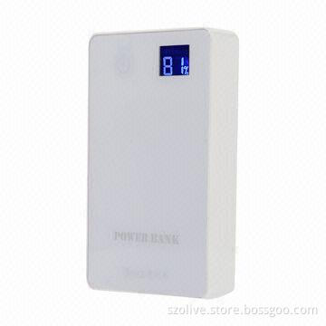 Touch Screen Power Bank, Dual Output, Digital Display Power Level and Output Ampere